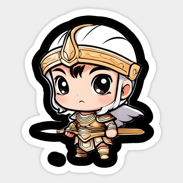 Cute greece warrior Sticker by Majkel&Majkel